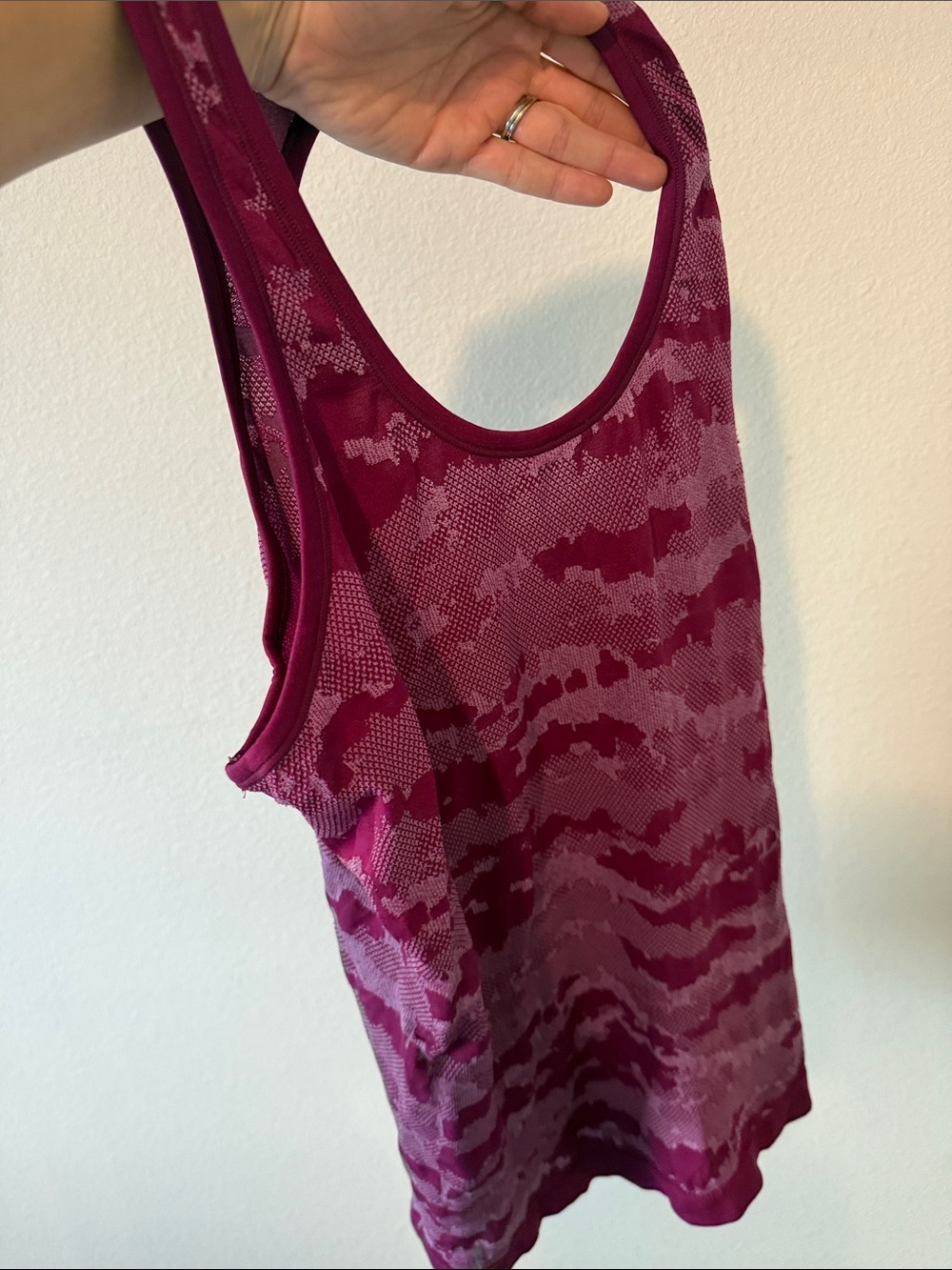 Champion Pink Camo Racerback Tank